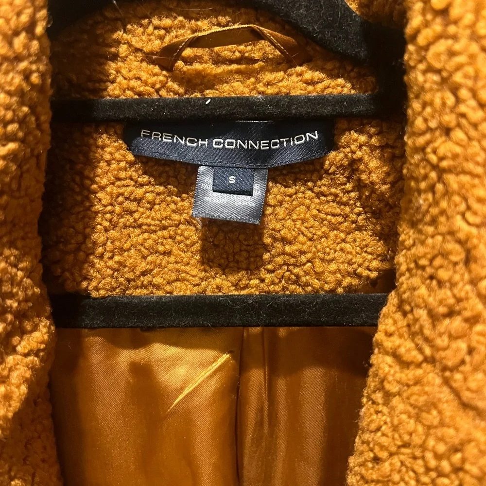 French Connection Tan Teddy Jacket - Picture 3 of 3